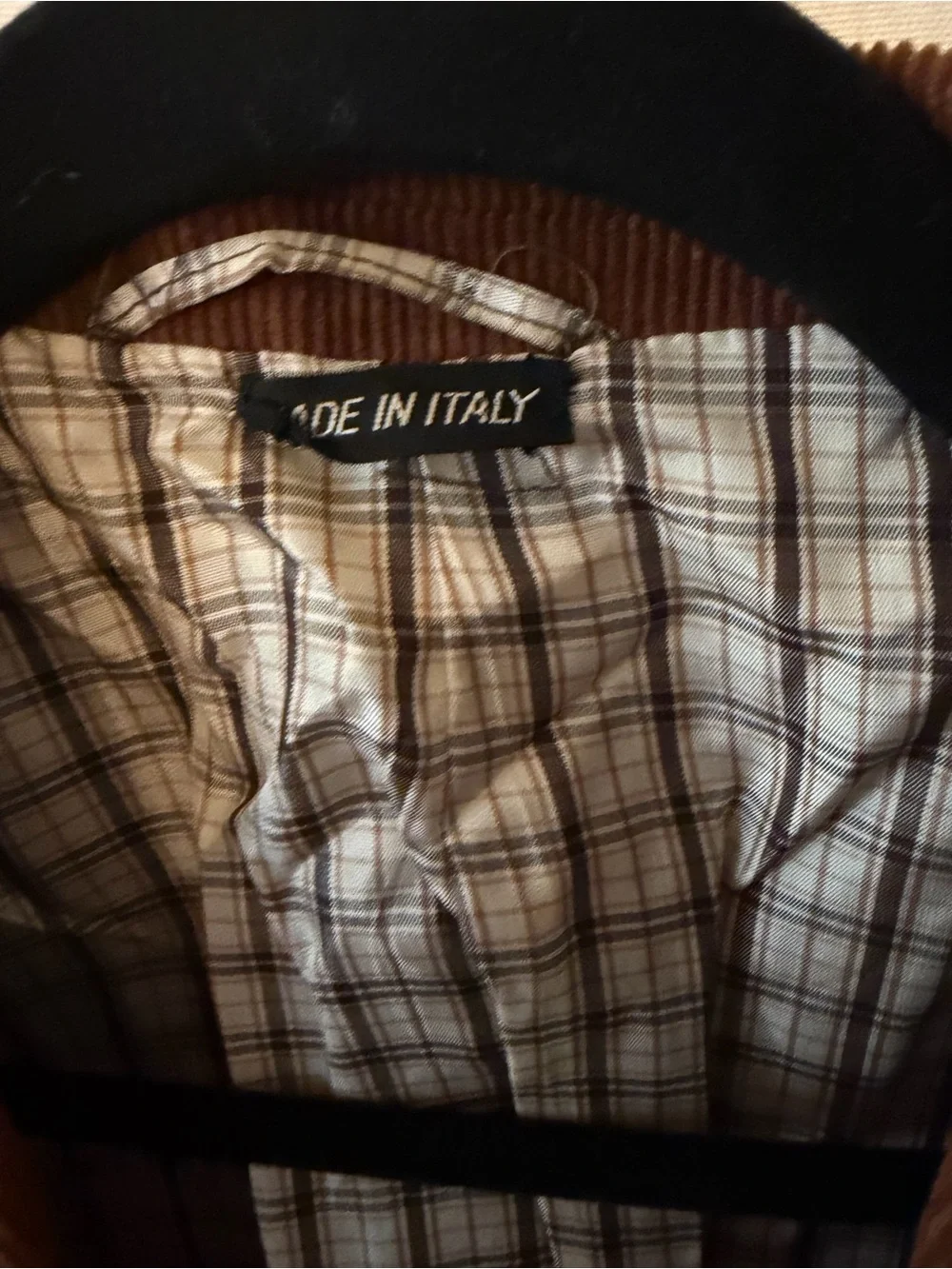 Vintage-Inspired Brown Corduroy Blazer - Men Made in Italy